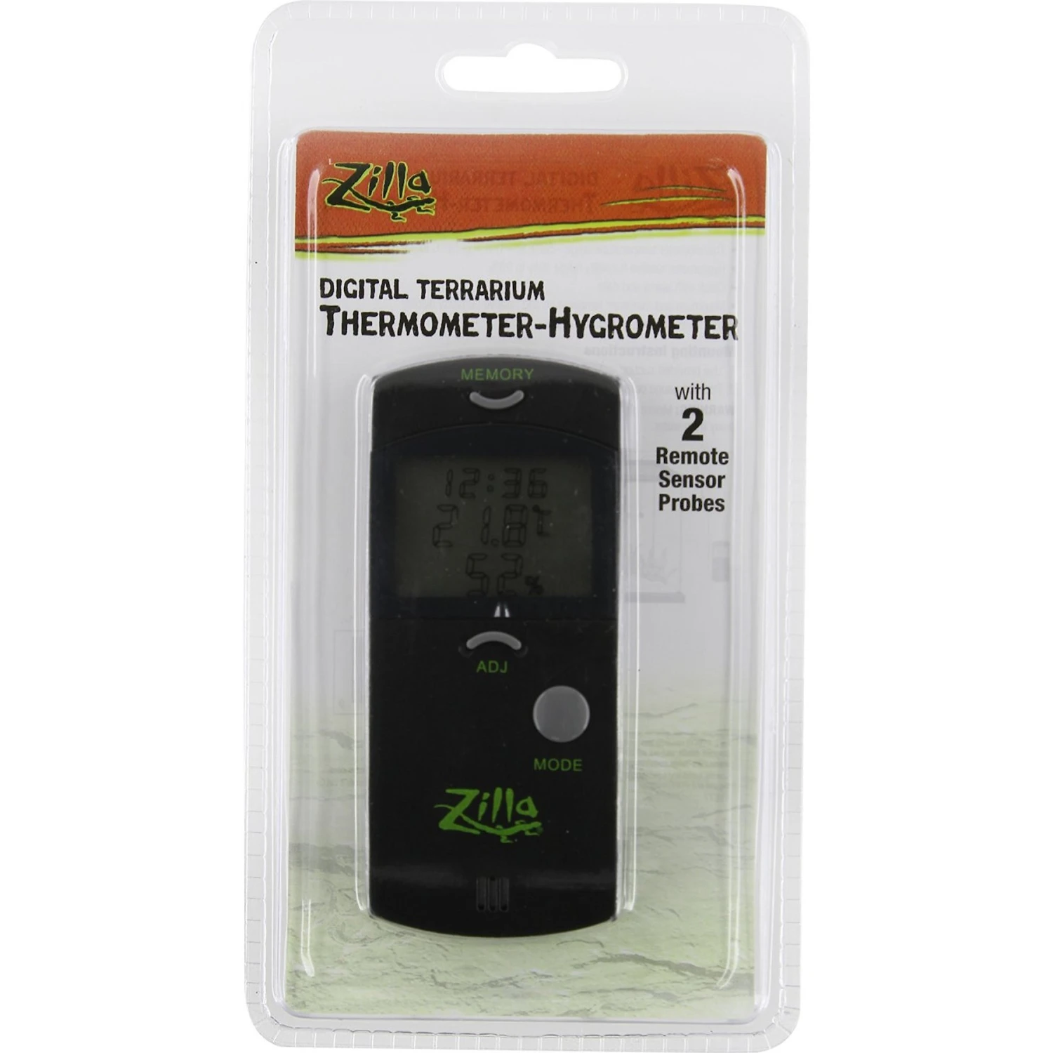 Zilla Thermometer-Hygrometer For Reptile Terrariums 3 Zilla Thermometer-Hygrometer For Reptile Terrariums