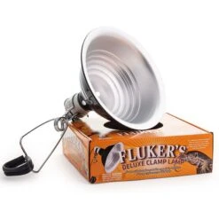 Fluker's Ceramic Clamp Lamp, 8.5-in