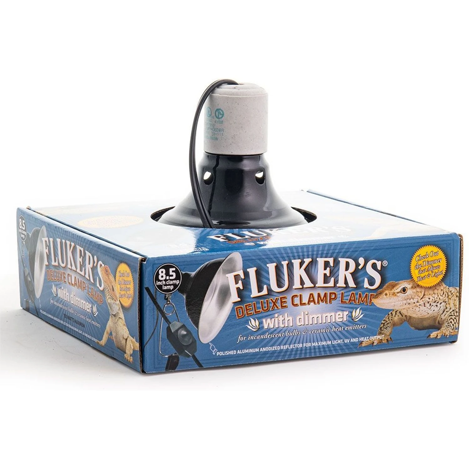 Fluker's Clamp Lamp With Dimmer, 8.5-in 5 Fluker's Clamp Lamp With Dimmer, 8.5-in - Image 3