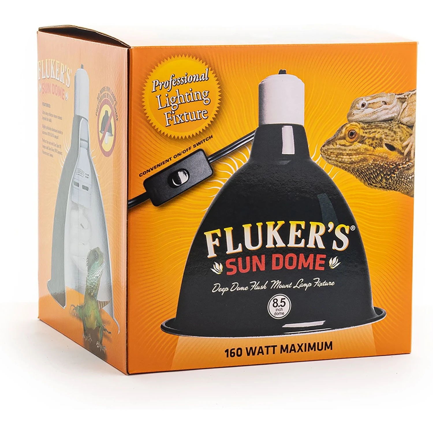 Fluker's Mini Sun Dome Lighting Fixture 3 Fluker's Mini Sun Dome Lighting Fixture