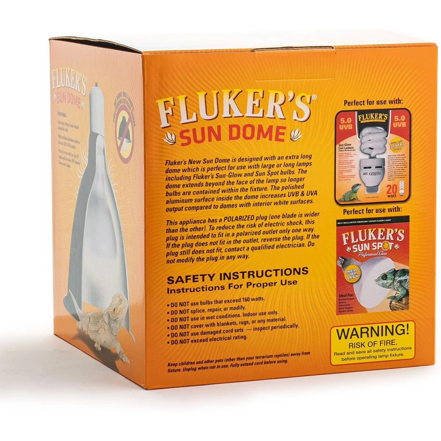 Fluker's Mini Sun Dome Lighting Fixture 6 Fluker's Mini Sun Dome Lighting Fixture - Image 4