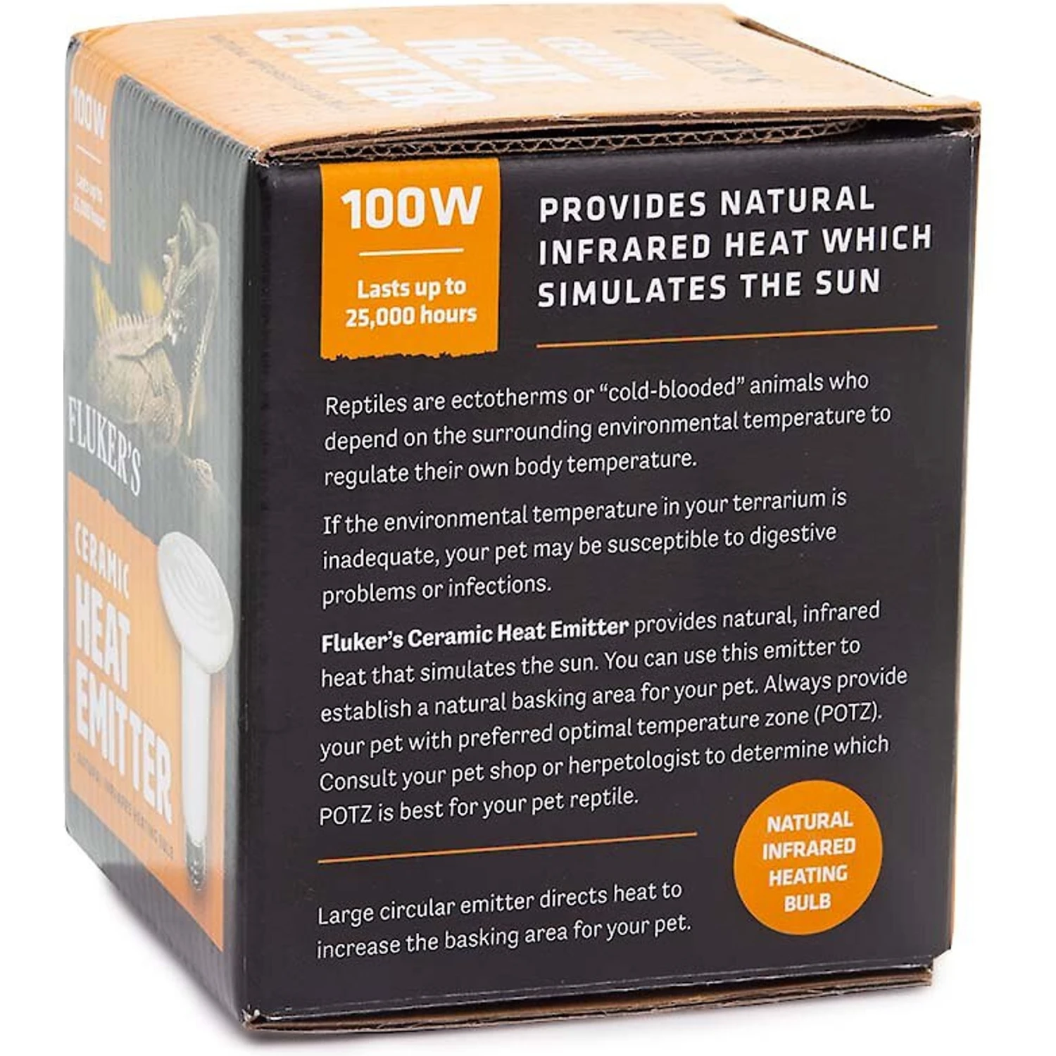 Fluker's Ceramic Reptile Heat Emitter 5 Fluker's Ceramic Reptile Heat Emitter - Image 3