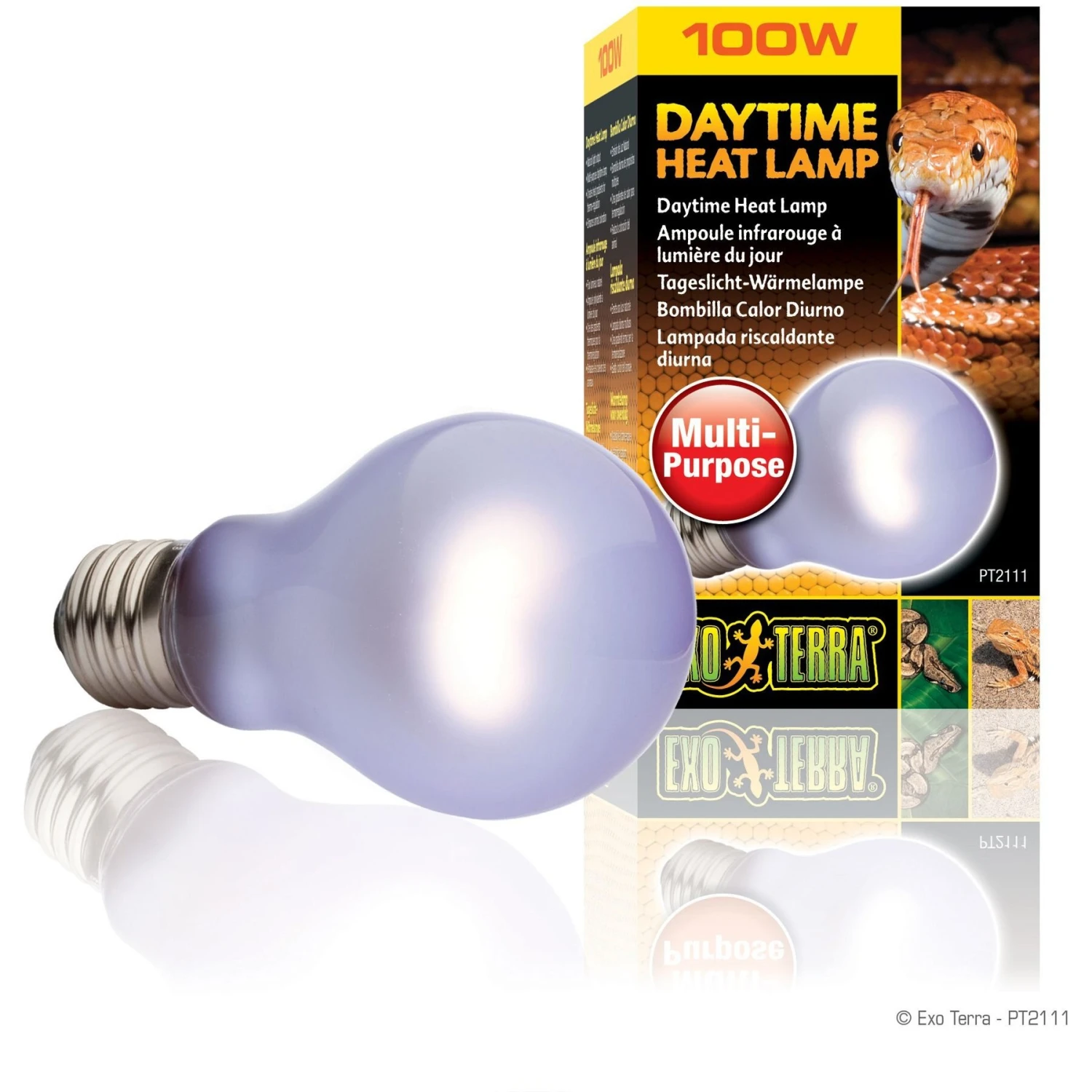 Exo Terra Daytime Heat Lamp, 100-watt 5 Exo Terra Daytime Heat Lamp, 100-watt - Image 3