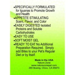 Nature Zone Bites Iguana Food -Pet Supplies Store 132373 PT2. AC SS1800 V1502990142