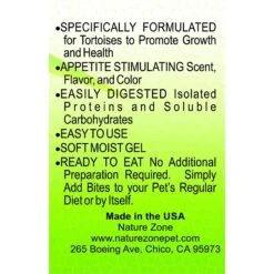 Nature Zone Bites Tortoise Food -Pet Supplies Store 132377 PT2. AC SS1800 V1500307906