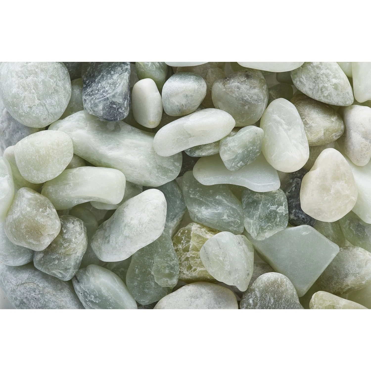 Exotic Pebbles Polished Jade Reptile & Terrarium Pebbles 4 Exotic Pebbles Polished Jade Reptile & Terrarium Pebbles - Image 2
