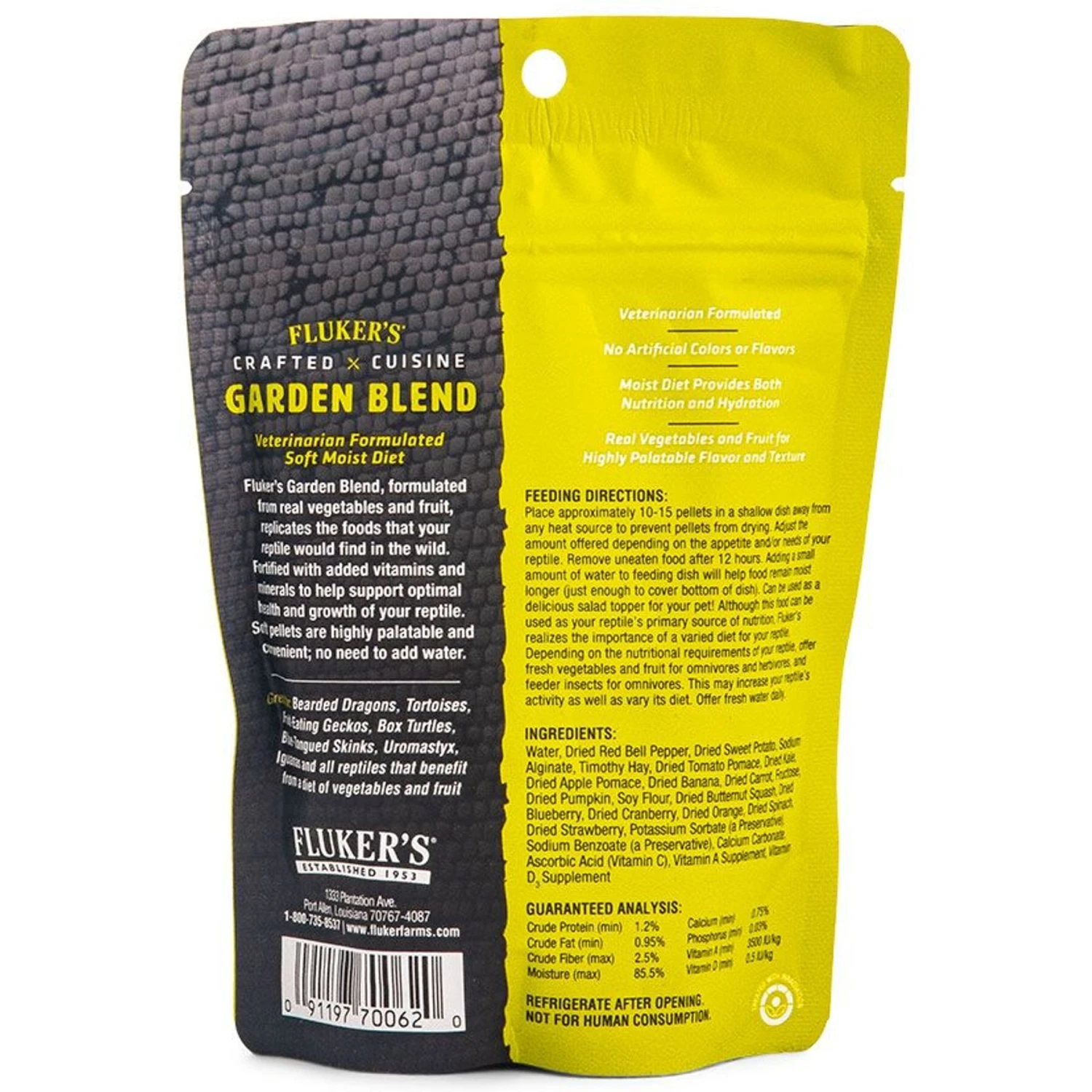 Fluker's Crafted Cuisine Garden Blend Reptile Food 4 Fluker's Crafted Cuisine Garden Blend Reptile Food - Image 2