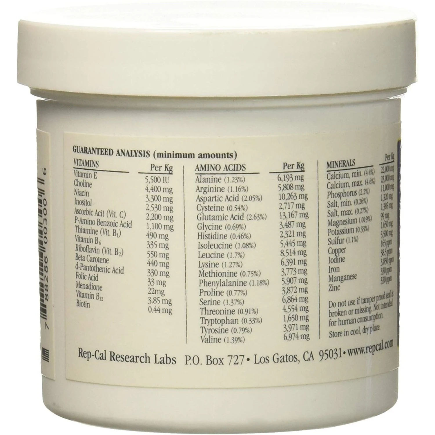 Rep-Cal Herptivite With Beta Carotene Multivitamin Reptile Supplement 4 Rep-Cal Herptivite With Beta Carotene Multivitamin Reptile Supplement - Image 2