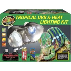 Zoo Med Tropical UVB & Heat Lighting Kit