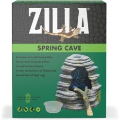 Zilla Spring Cave Decor With Blue LED Rain Chamber -Pet Supplies Store 158234 PT2. AC SS1800 V1631622756