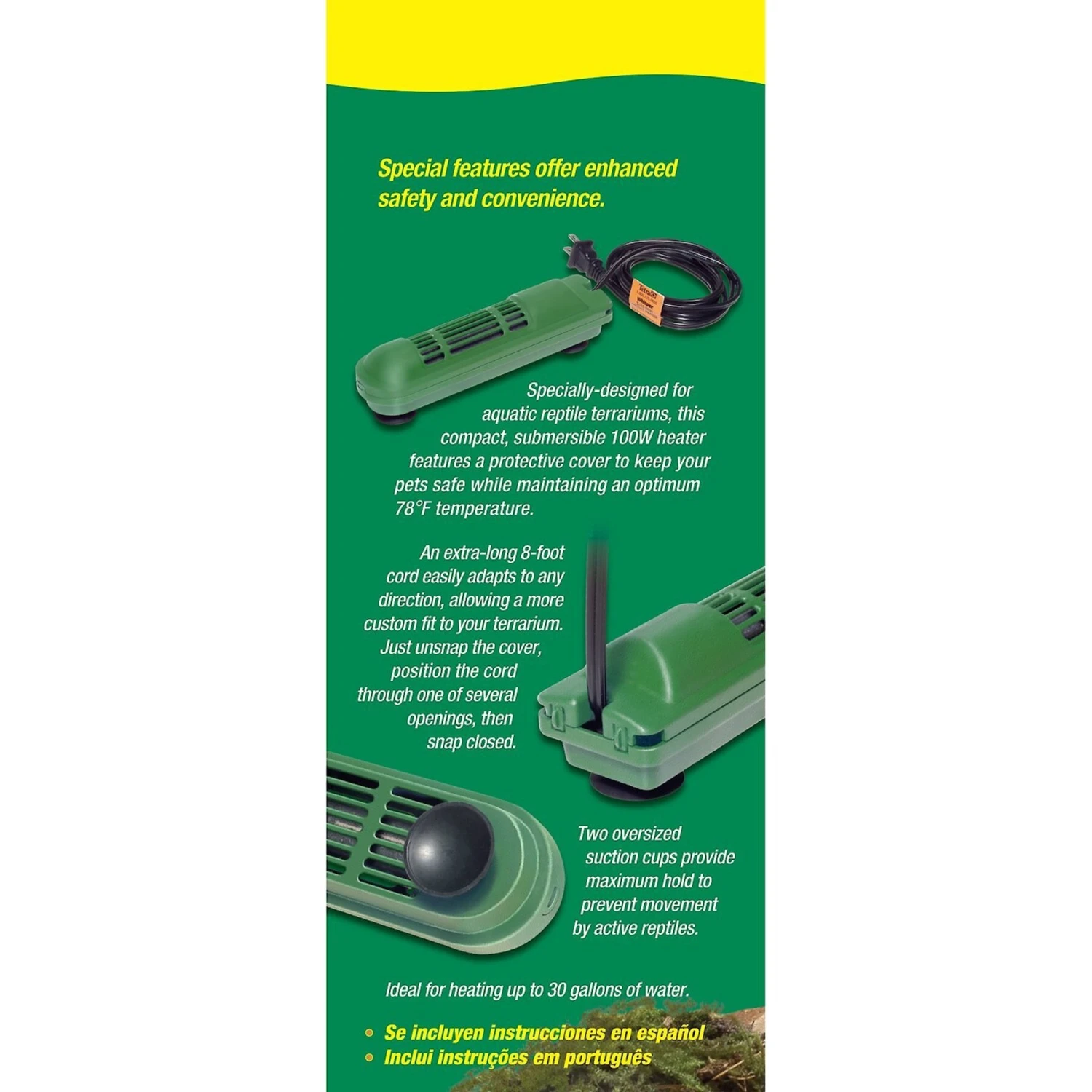 Tetrafauna Aquatic Reptile Aquarium Heater 6 Tetrafauna Aquatic Reptile Aquarium Heater - Image 4