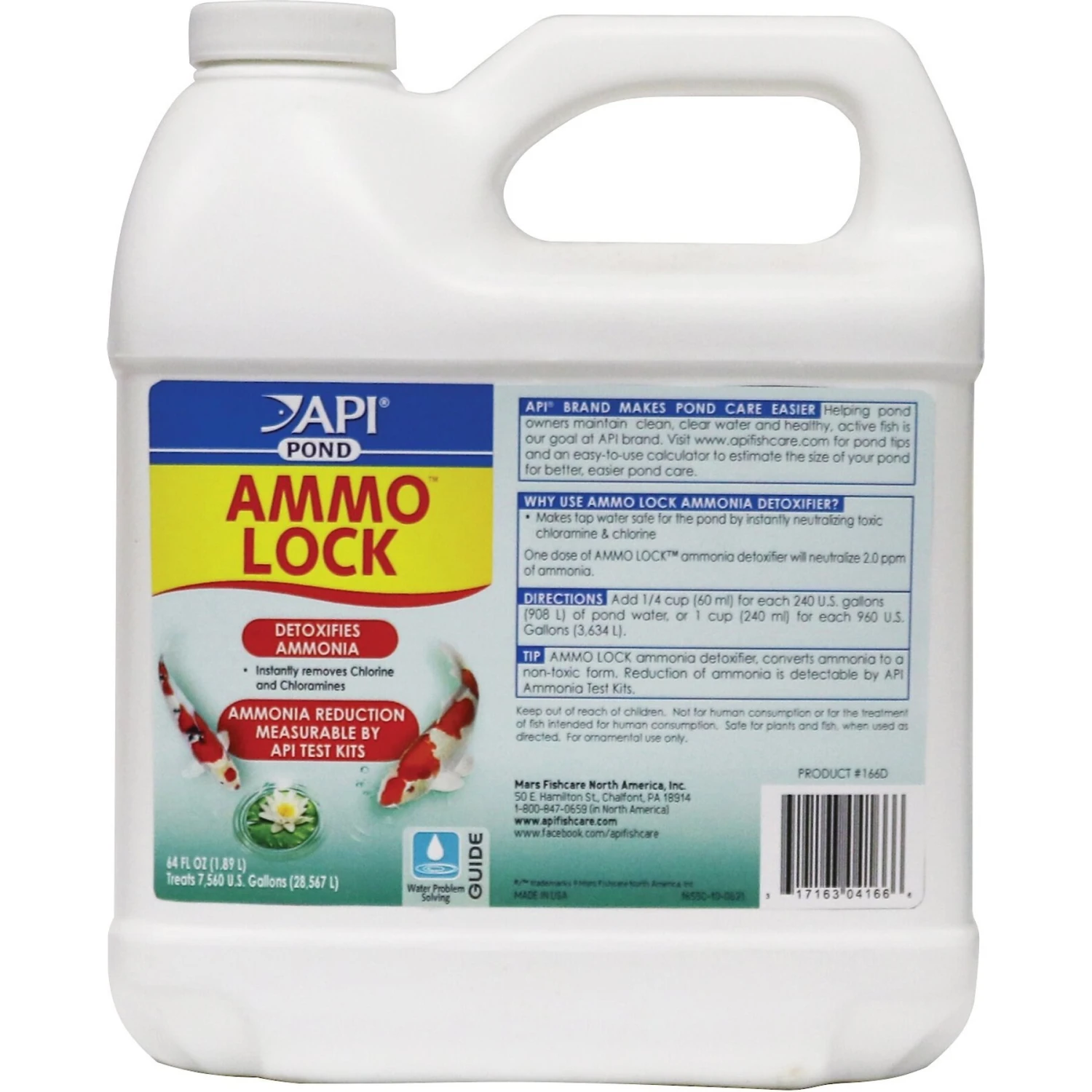 API Pond Ammo-Lock Pond Water Ammonia Detoxifier 3 API Pond Ammo-Lock Pond Water Ammonia Detoxifier