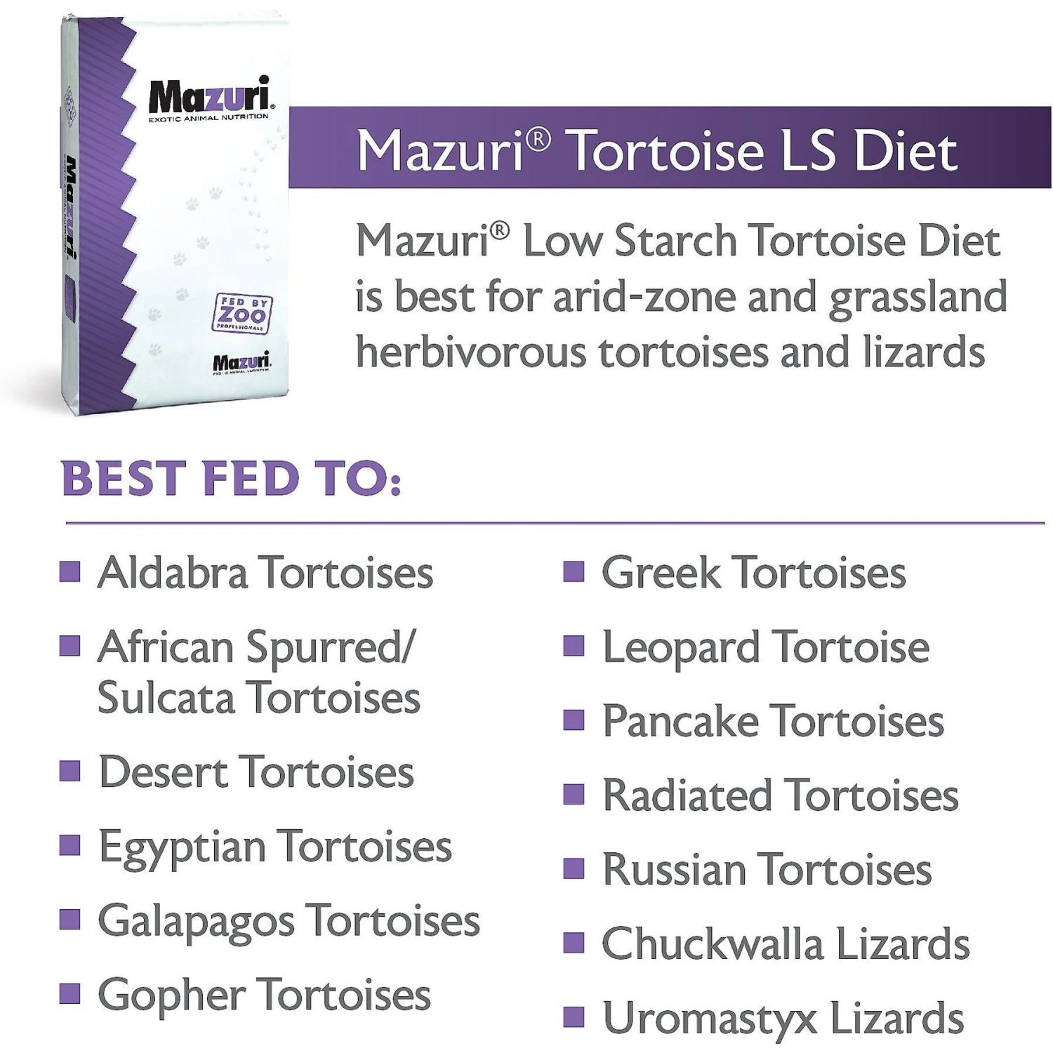 Mazuri Tortoise LS Low Starch Food 5 Mazuri Tortoise LS Low Starch Food - Image 3