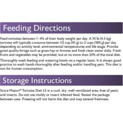 Mazuri Tortoise LS Low Starch Food 16 Mazuri Tortoise LS Low Starch Food -Pet Supplies Store 191359 PT7. AC SS1800 V1619207236