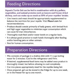 Mazuri Aquatic Turtle Gel, 8-oz Bag -Pet Supplies Store 191374 PT7. AC SS1800 V1619206941