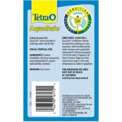 Tetra AquaSafe Aquarium Water Conditioner, 8.45-oz Bottle 12 Tetra AquaSafe Aquarium Water Conditioner, 8.45-oz Bottle -Pet Supplies Store 215963 PT2. AC SS1800 V1578091731