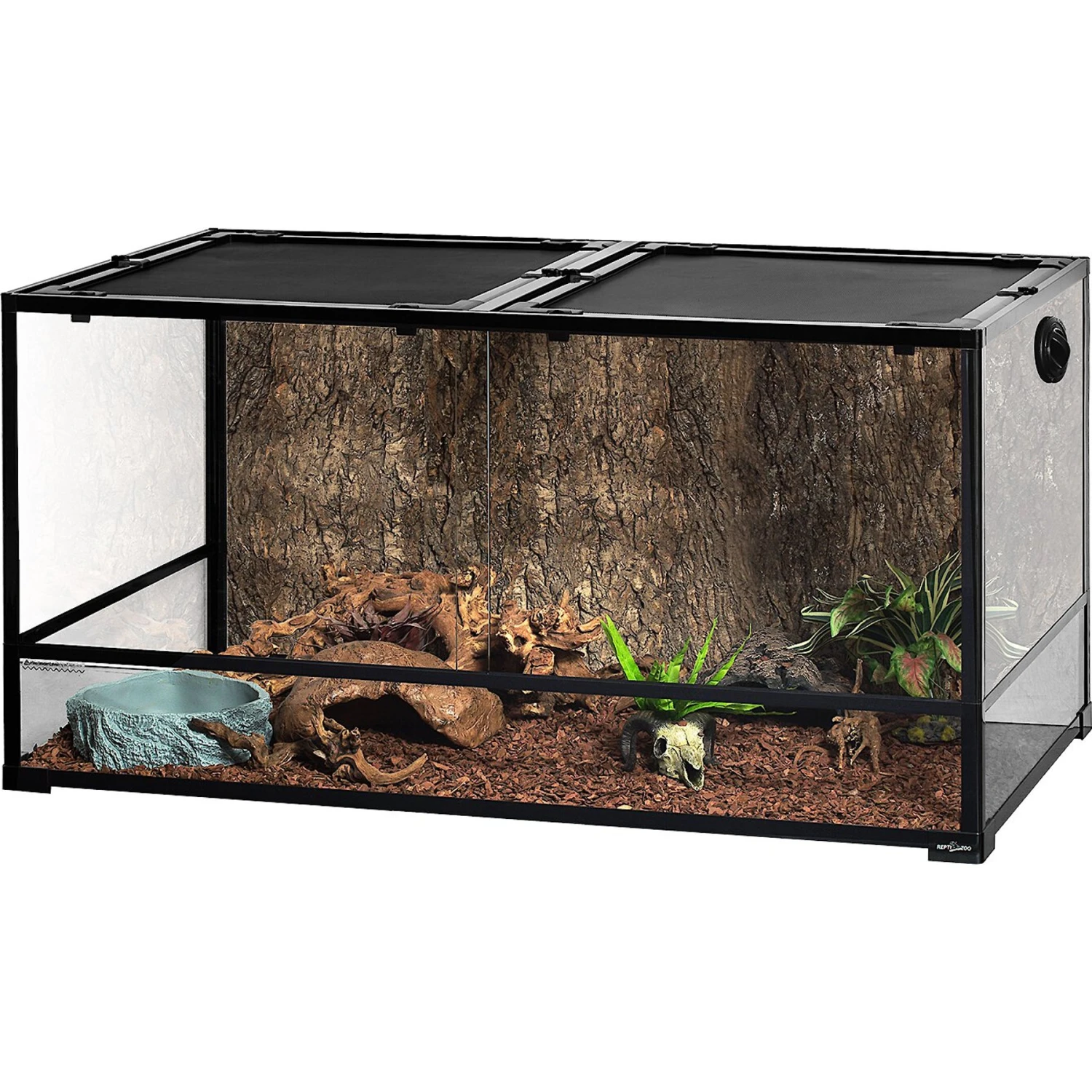 REPTI ZOO Large Glass Reptile Terrarium 3 REPTI ZOO Large Glass Reptile Terrarium