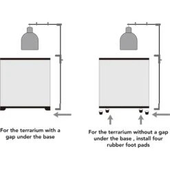 REPTI ZOO Double Hanger Reptile Terrarium Lamp Stand -Pet Supplies Store 223449 PT3. AC SS1800 V1583337899