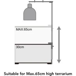 REPTI ZOO Double Hanger Reptile Terrarium Lamp Stand -Pet Supplies Store 223449 PT5. AC SS1800 V1583337797