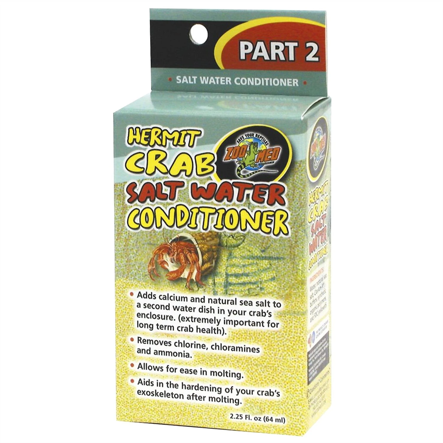 Zoo Med Hermit Crab Salt Water Conditioner 3 Zoo Med Hermit Crab Salt Water Conditioner