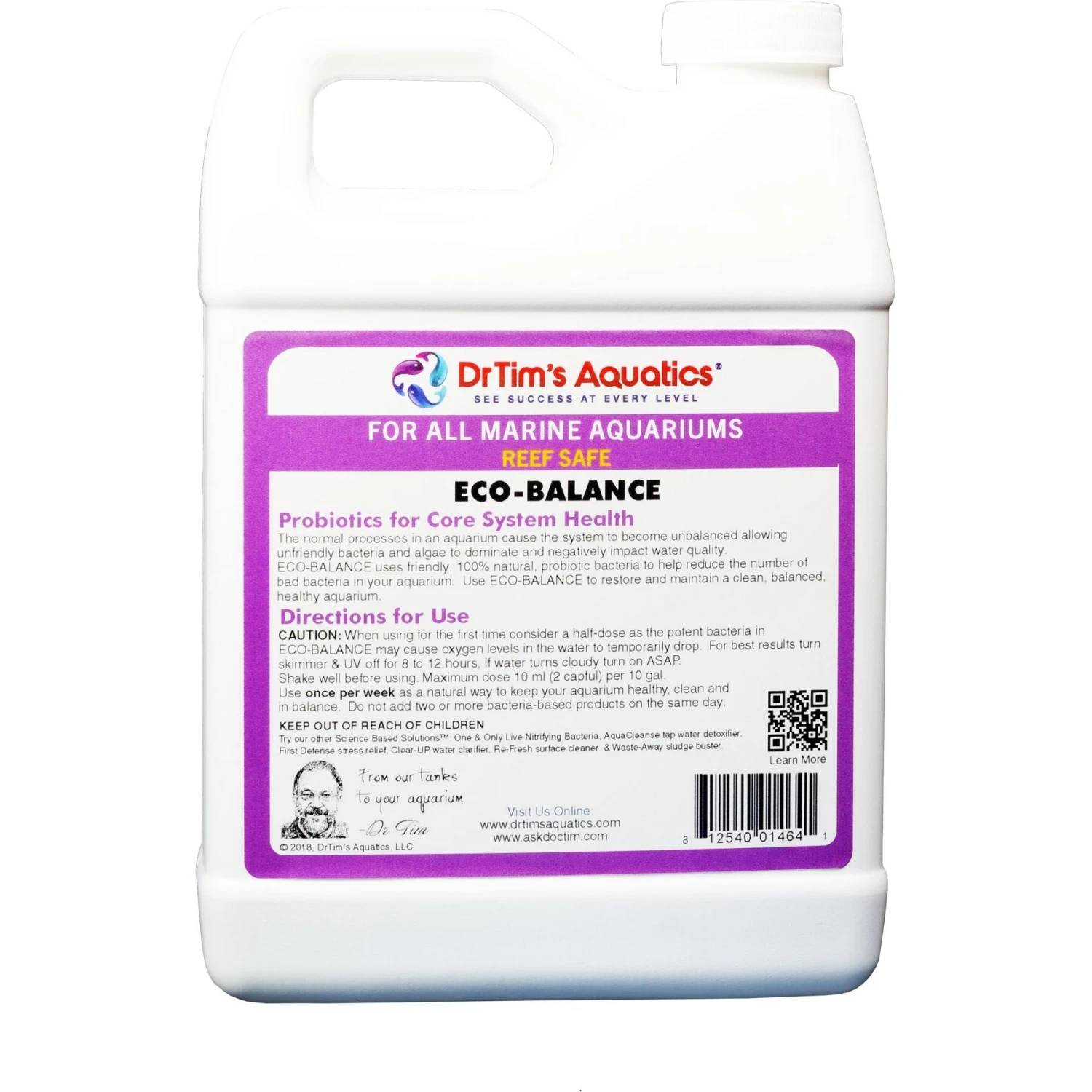 Dr. Tim's Aquatics Reef Eco-Balance Marine Aquarium Cleaner 4 Dr. Tim's Aquatics Reef Eco-Balance Marine Aquarium Cleaner - Image 2