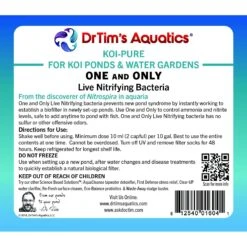 Dr. Tim's Aquatics One & Only Koi Ponds & Water Gardens Cleaner -Pet Supplies Store 236963 PT3. AC SS1800 V1701186535