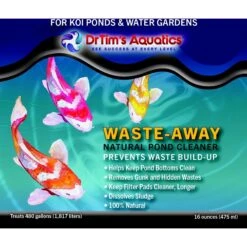 Dr. Tim's Aquatics Waste-Away Koi Ponds & Water Gardens Cleaner -Pet Supplies Store 236990 PT2. AC SS1800 V1701363379