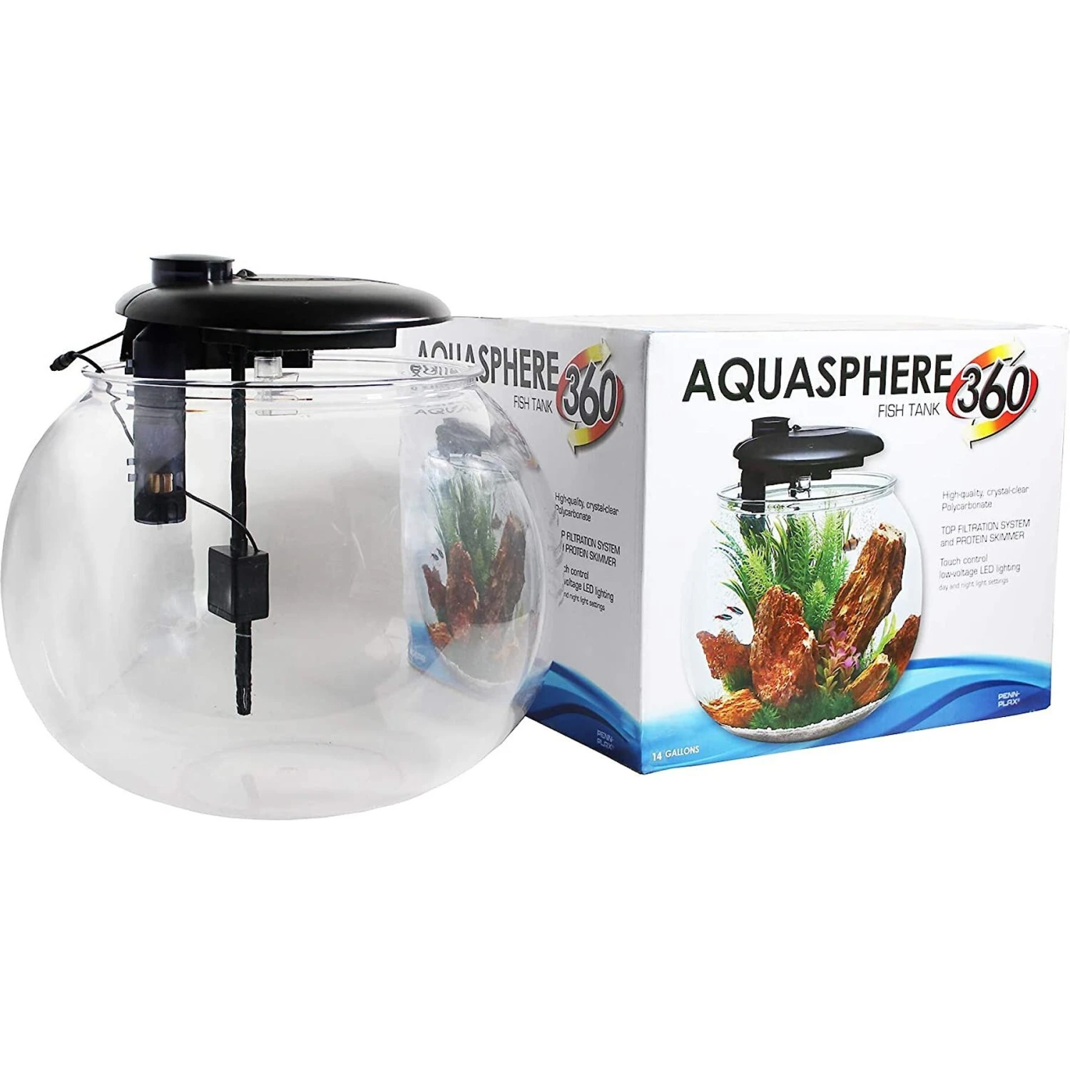 Penn-Plax Aquasphere 360⁰ Fish Aquarium 6 Penn-Plax Aquasphere 360⁰ Fish Aquarium - Image 4