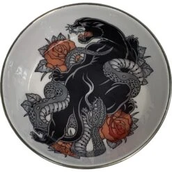 Komodo Panther Stainless Steel Reptile Bowl