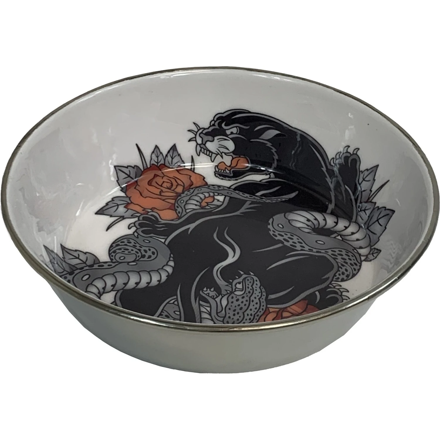 Komodo Panther Stainless Steel Reptile Bowl 4 Komodo Panther Stainless Steel Reptile Bowl - Image 2