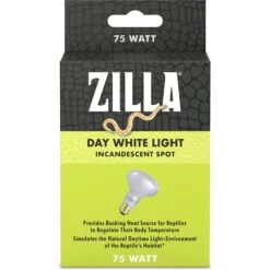 Zilla Day White Incandescent Reptile Terrarium Spot Lamp