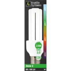 Reptile Systems Compact UVB Pro Forest Reptile Basking Lamp, 23-watt