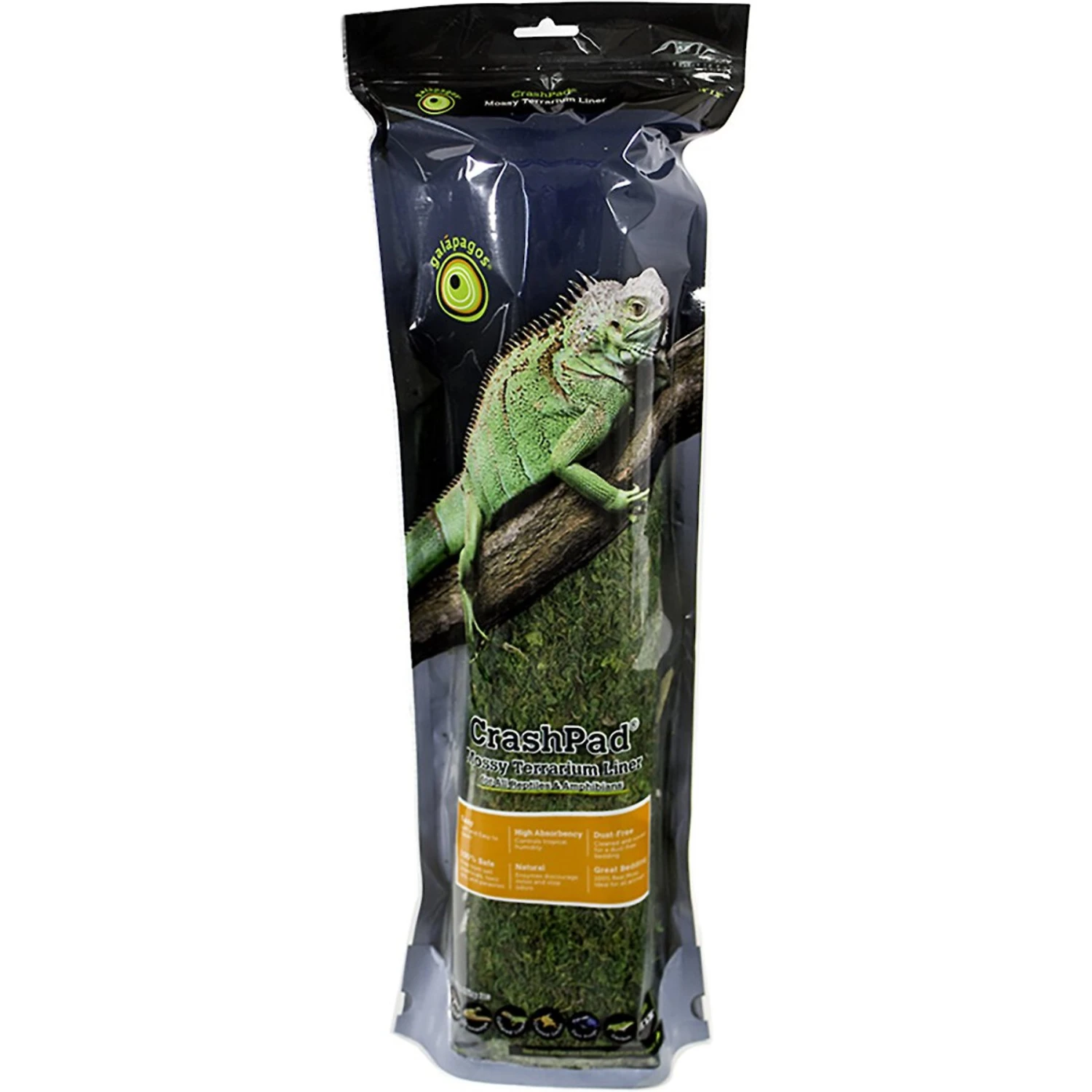 Galapagos Mossy Crash Pad Terrarium Bedding, Fresh Green 3 Galapagos Mossy Crash Pad Terrarium Bedding, Fresh Green