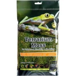 Galapagos Sheet Moss Reptile & Amphibian Terrarium Moss, Fresh Green