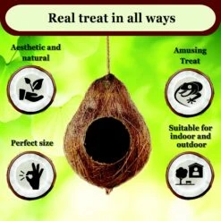 SunGrow Crested & Leopard Gecko Coconut Hide, Humid Cave For Frog, Reptile & Amphibian -Pet Supplies Store 283202 PT2. AC SS1800 V1689019590