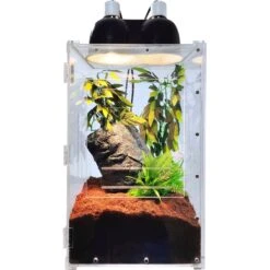 HerpCult Acrylic Front-Opening Reptile Habitat, 12-gal