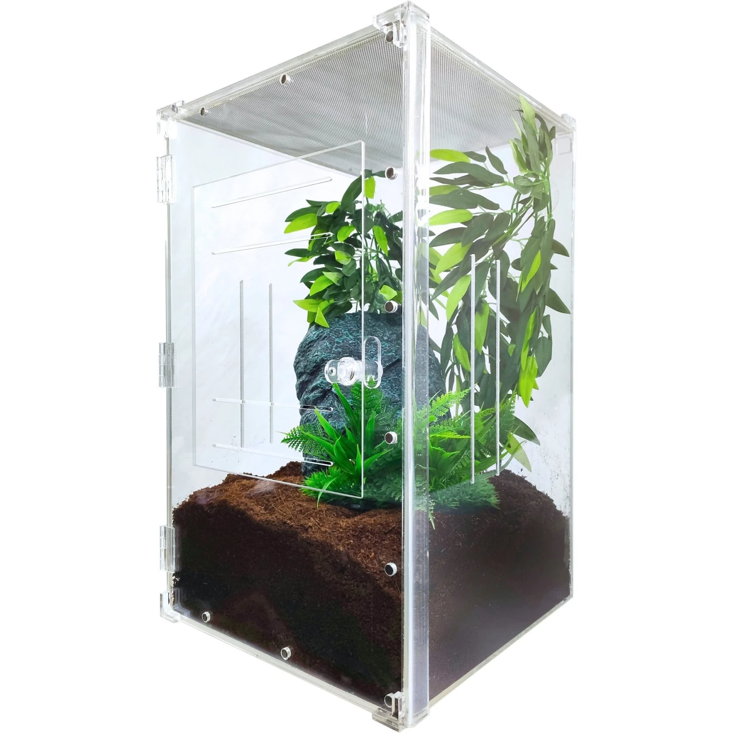 HerpCult Acrylic Front-Opening Reptile Habitat, 12-gal 5 HerpCult Acrylic Front-Opening Reptile Habitat, 12-gal - Image 3
