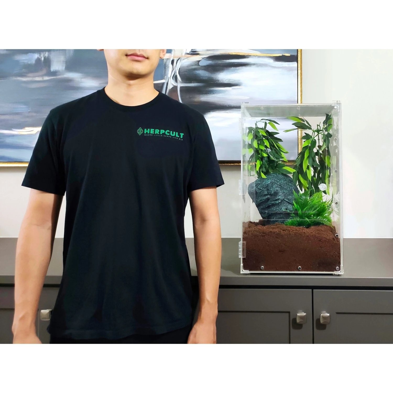 HerpCult Acrylic Front-Opening Reptile Habitat, 12-gal 7 HerpCult Acrylic Front-Opening Reptile Habitat, 12-gal - Image 5