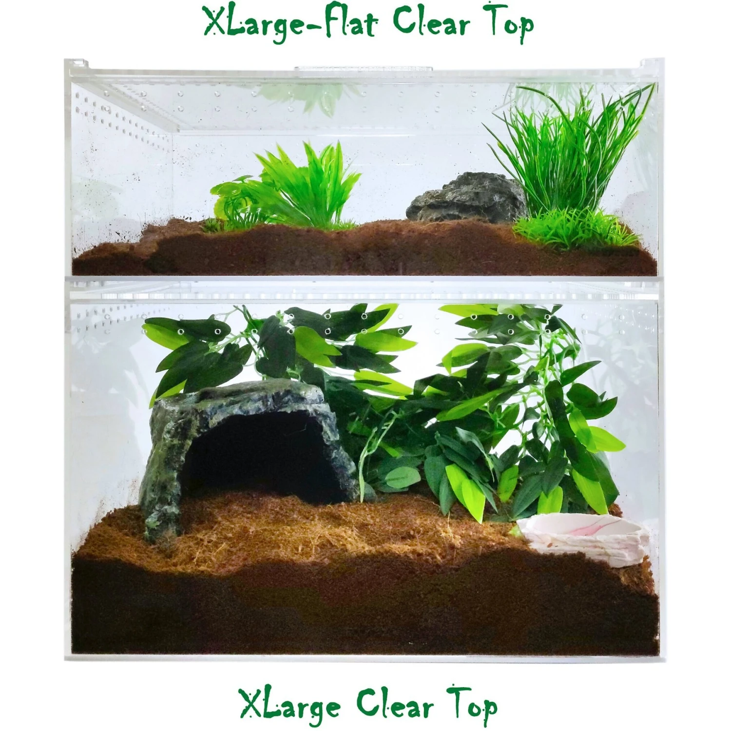 HerpCult Acrylic Clear-Top Reptile Habitat, 8.3-gal 6 HerpCult Acrylic Clear-Top Reptile Habitat, 8.3-gal - Image 4