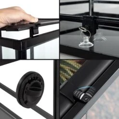 REPTI ZOO Sliding Doors Screen Ventilation Reptile Terrarium, 47-gal -Pet Supplies Store 301431 PT5. AC SS1800 V1622124841