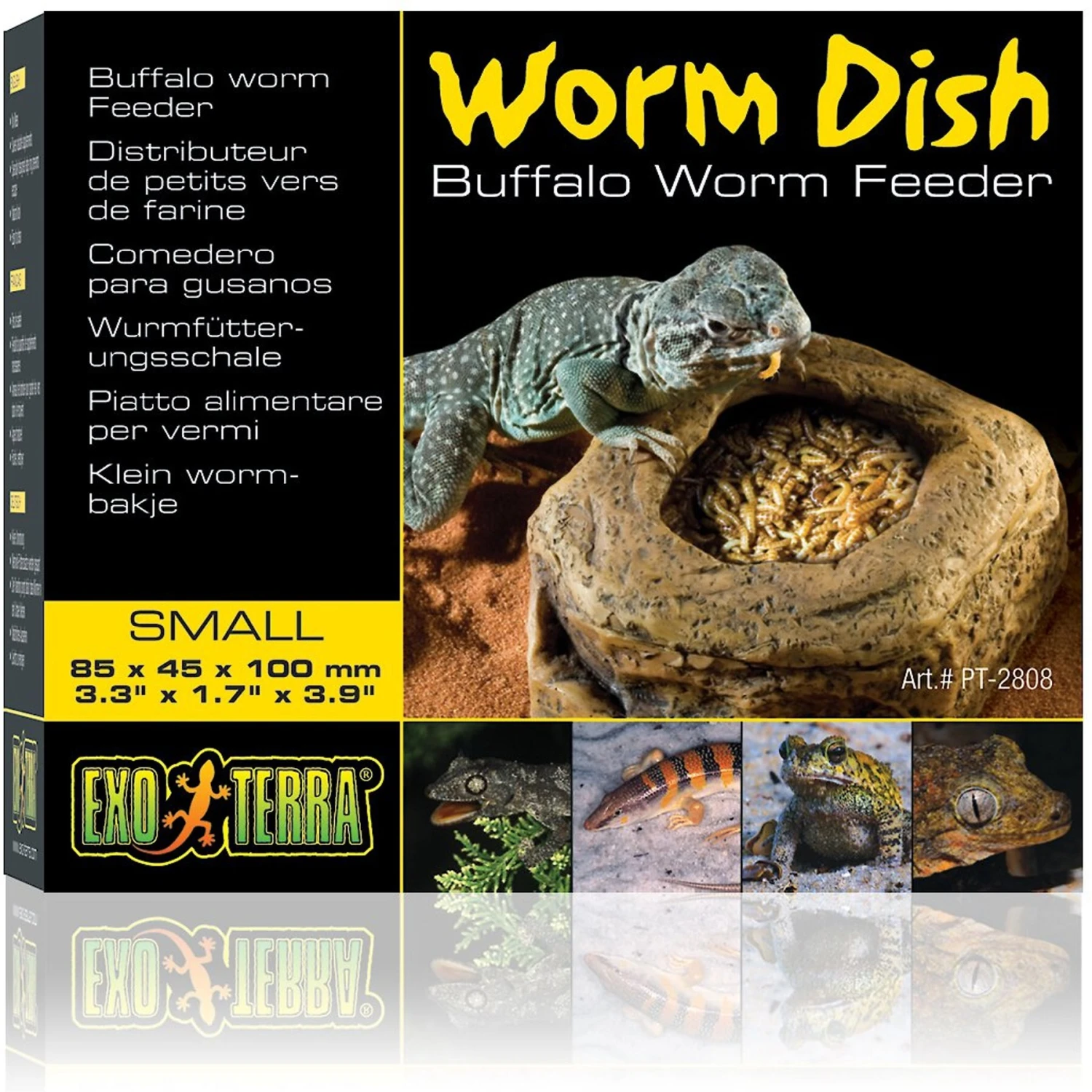 Exo Terra Reptile Worm Feeder, Small 3 Exo Terra Reptile Worm Feeder, Small