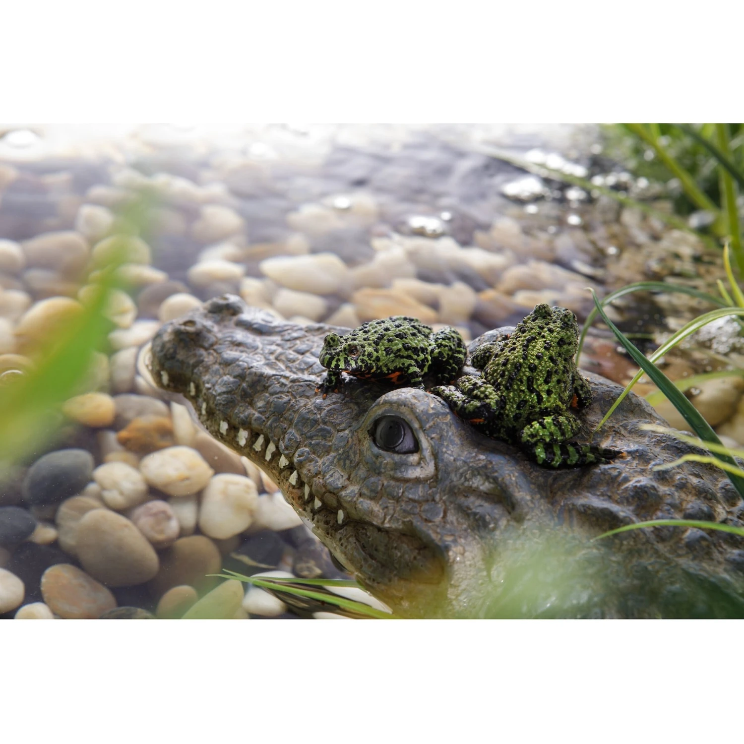 Exo Terra Croc-Turtle Island Reptile Terrarium Ornament 4 Exo Terra Croc-Turtle Island Reptile Terrarium Ornament - Image 2