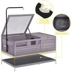 Aivituvin 12.4-in Indoor & Outdoor Wood Tortoise House 14 Aivituvin 12.4-in Indoor & Outdoor Wood Tortoise House -Pet Supplies Store 308160 PT4. AC SS1800 V1673287462