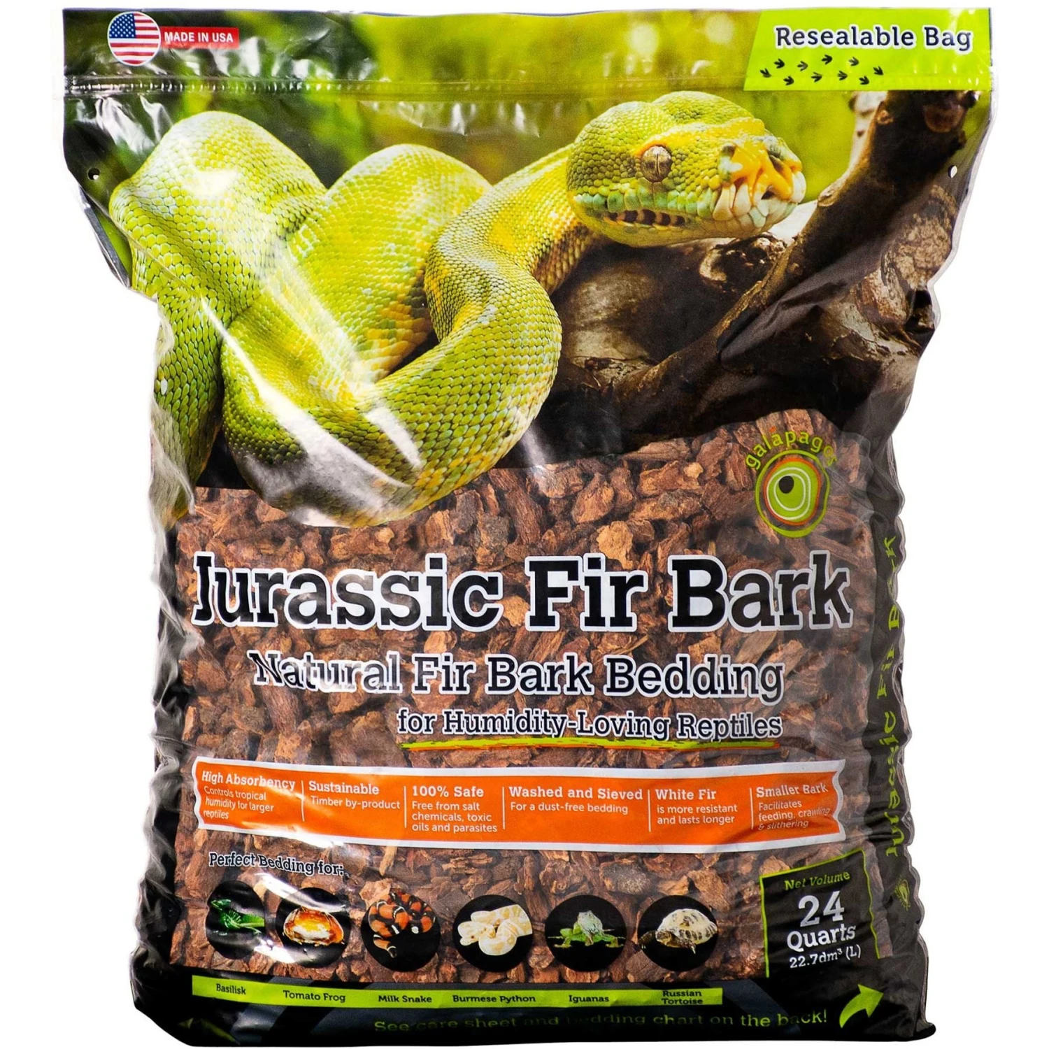 Galapagos Jurassic Fir Bark Reptile Bedding 3 Galapagos Jurassic Fir Bark Reptile Bedding
