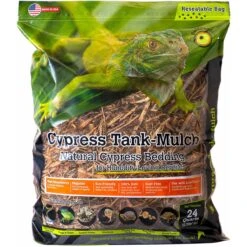 Galapagos Cypress Tank-Mulch Natural Cypress Reptile Bedding, 24-qt Bag