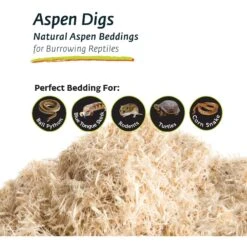 Galapagos Aspen Digs Natural Aspen Reptile Bedding, 24-qt Bag -Pet Supplies Store 310210 PT4. AC SS1800 V1684408627