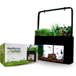 AquaSprouts Garden Self-Sustaining Desktop Aquarium Aquaponics Ecosystem, 10-gal -Pet Supplies Store 315383 PT3. AC SS1800 V1626387155