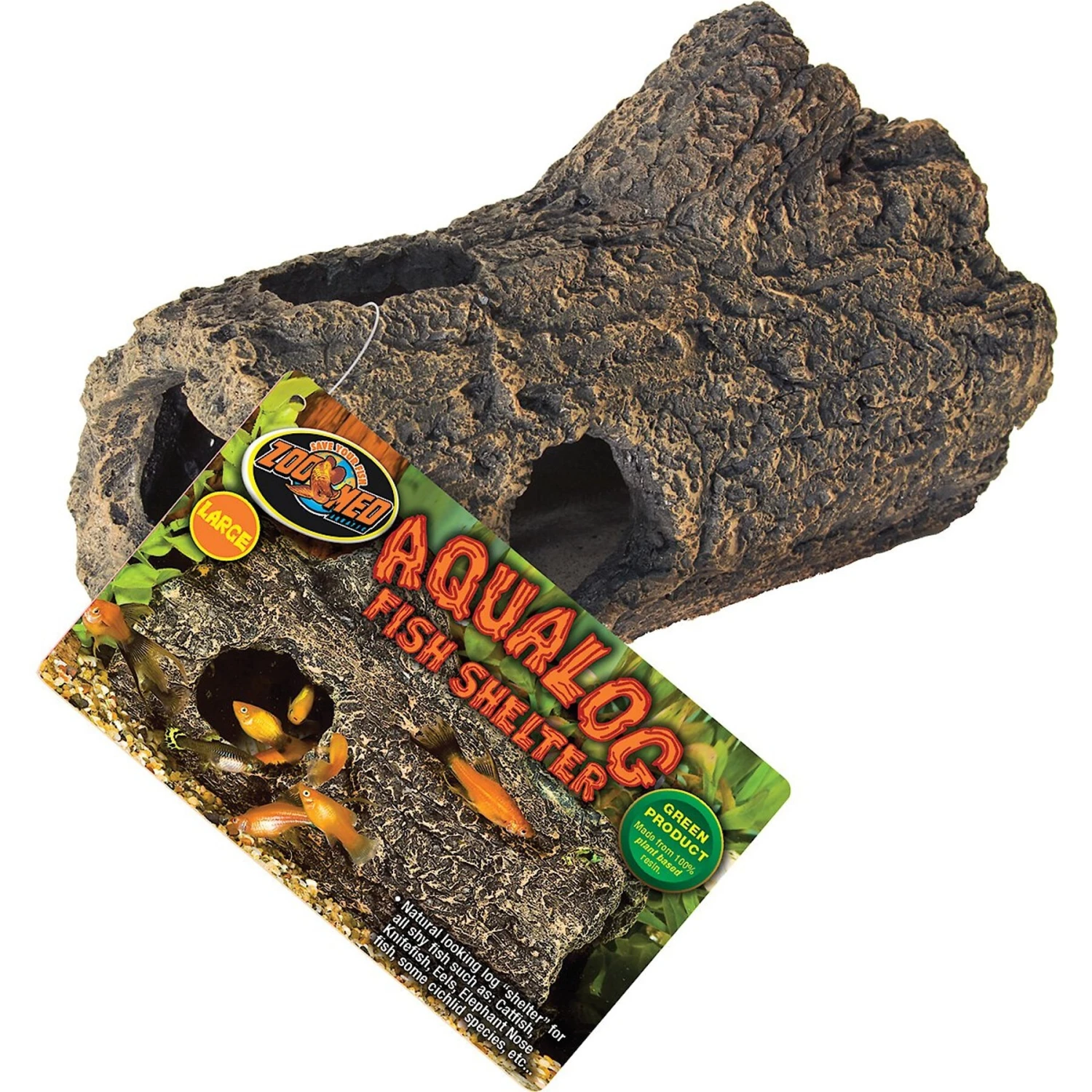 Zoo Med AquaLog Aquarium Ornament 3 Zoo Med AquaLog Aquarium Ornament