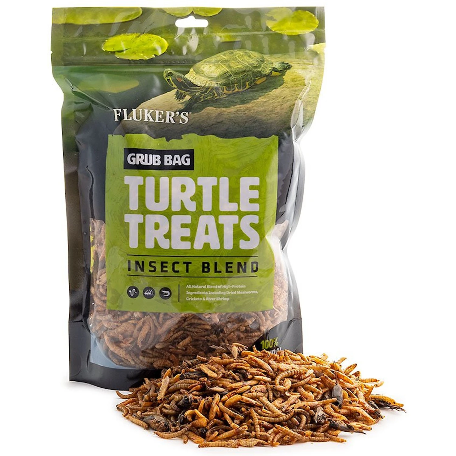 Fluker's Grub Bag Turtle Treats - Insect Blend 3 Fluker's Grub Bag Turtle Treats - Insect Blend
