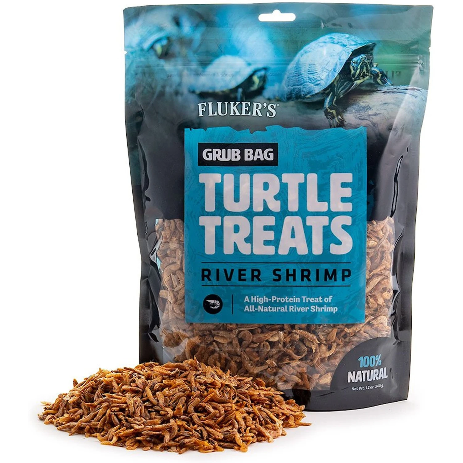 Fluker's Grub Bag Turtle Treats - River Shrimp 3 Fluker's Grub Bag Turtle Treats - River Shrimp